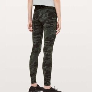 Lululemon Align Pants Full Length 28" Incognito Camo Multi Gator Green Size 8